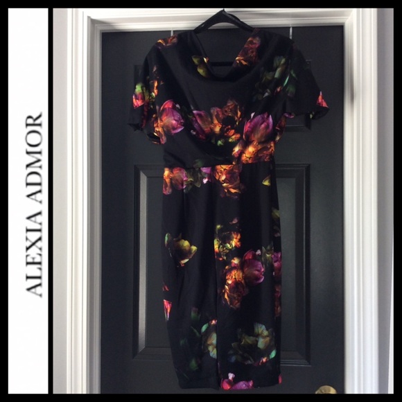 NWOT Alexia Admor Olivia Enchanted Garden Dress - Picture 4 of 8